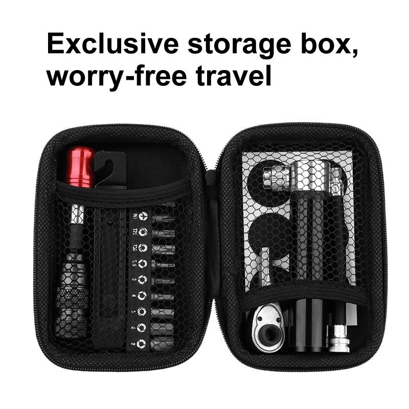 Mountain Bike Repair Tool Set With Ratchet Wrench - Set 3