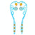 Multi-Function Cervical Massager Shoulder & Neck Roller Magnetic Therapy Blue