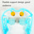 Multi-Function Cervical Massager Shoulder & Neck Roller Magnetic Therapy Blue