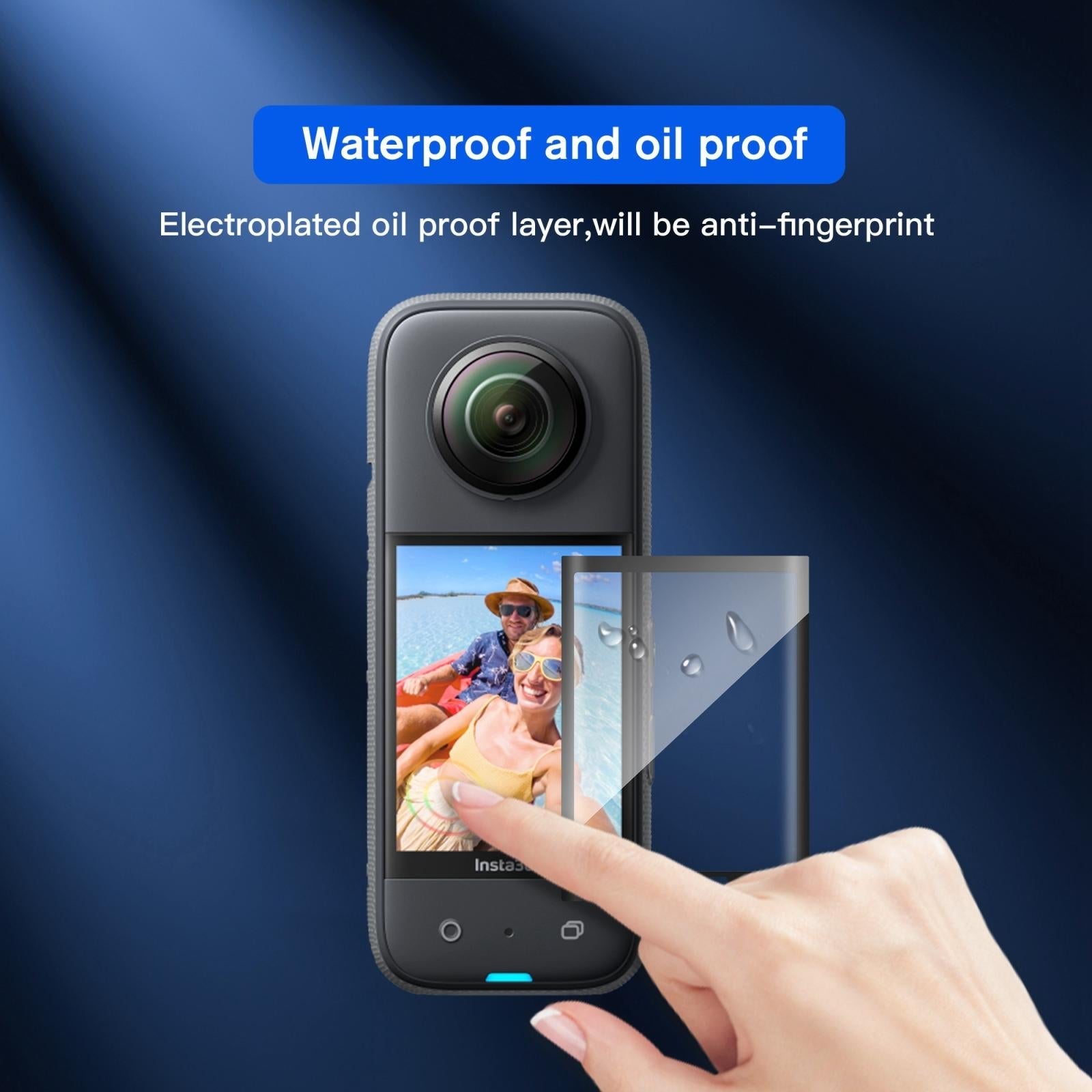 2-pack Soft Film for Insta360 X3 - Curved Hd Explosion-proof