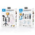Live Broadcast Vlogging Kit With Led Light Microphone Tripod & Cold Shoe Head - Blue