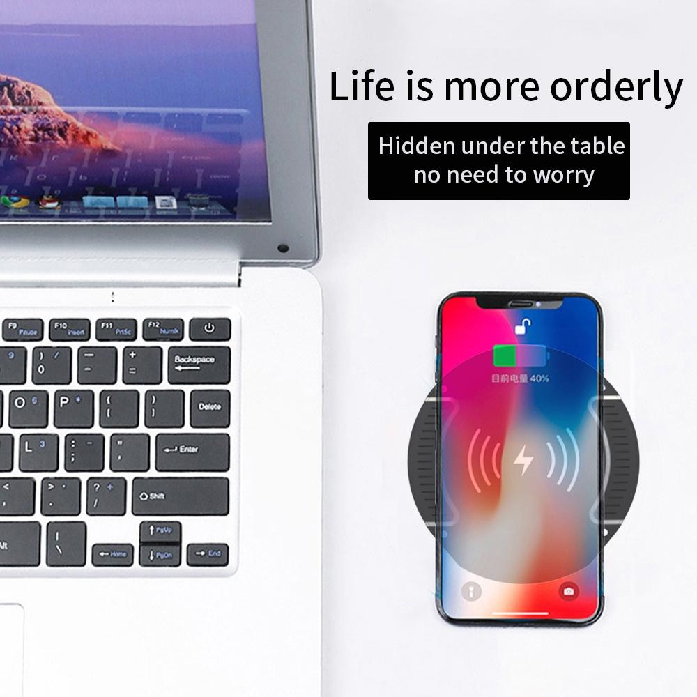 10W Magnetic Wireless Charger For Desktops 30Mm
