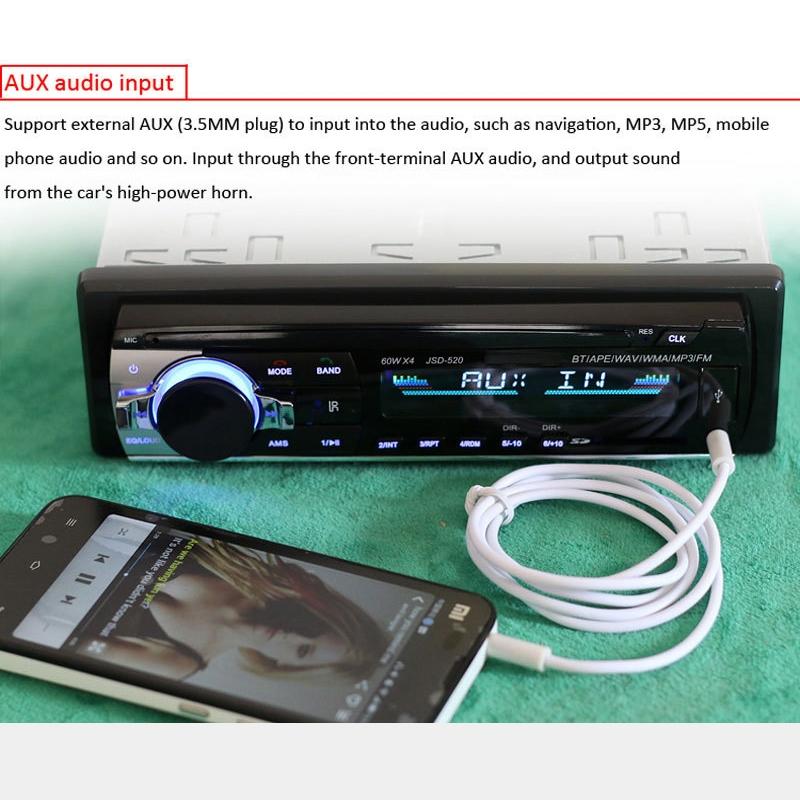 Car Stereo Radio Mp3 Player With Bluetooth Fm Usb Sd - Ordinary Version