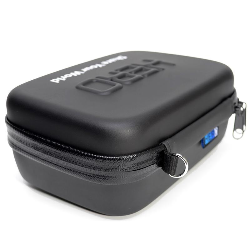 Portable Shockproof Waterproof Travel Case for Action Cameras - Fits Gopro Insta360 Dji - 16cm x 12cm x 7cm
