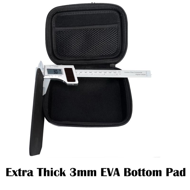 Portable Shockproof Waterproof Travel Case for Action Cameras - Fits Gopro Insta360 Dji - 16cm x 12cm x 7cm