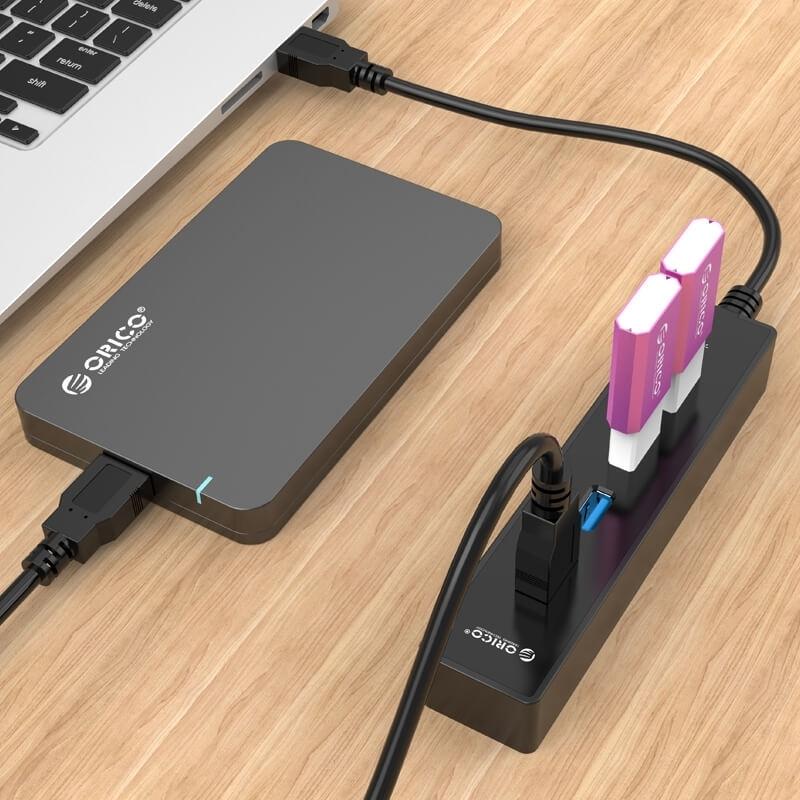 4-Port Usb 3.0 Hub For Fast Data Transfer