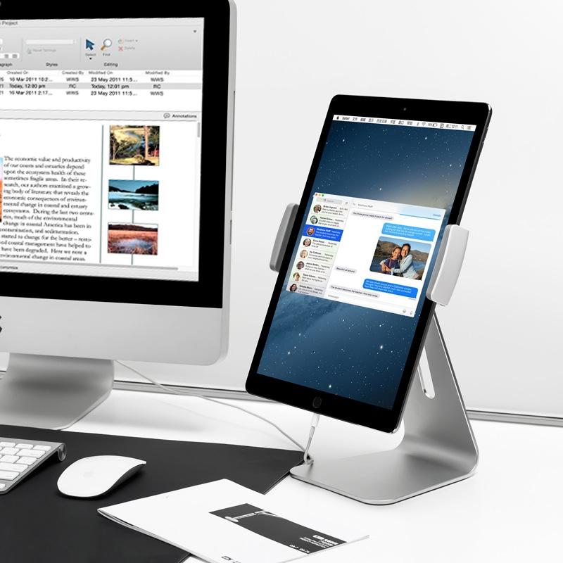 360 Degree Rotating Aluminum Tablet Stand - Universal 7-13 Inch