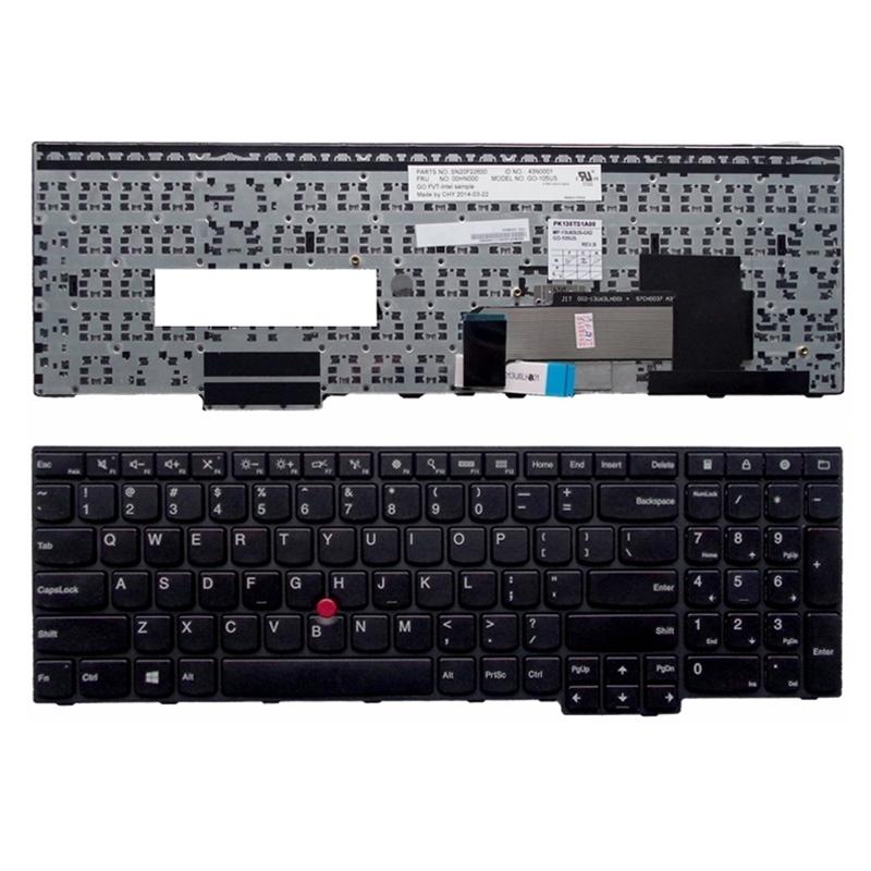 English Laptop Keyboard for Lenovo Thinkpad E550 / E555 / E550c with Pointing Sticks