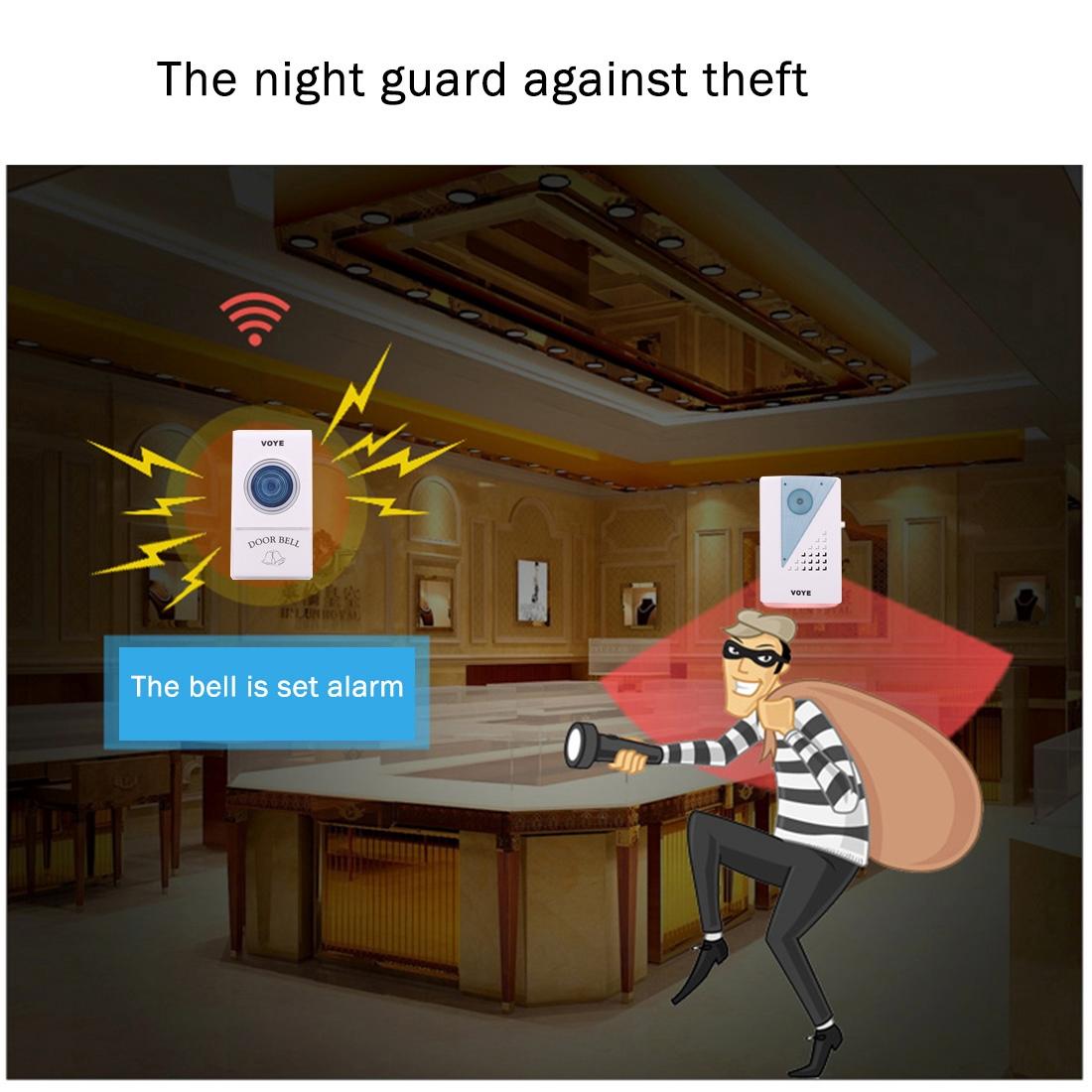 Smart Wireless Doorbell With Dual Receiver 120M Range