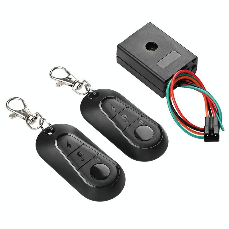 Universal Electric Scooter &amp; Bicycle Anti-theft Alarm + Remote - 36-72v