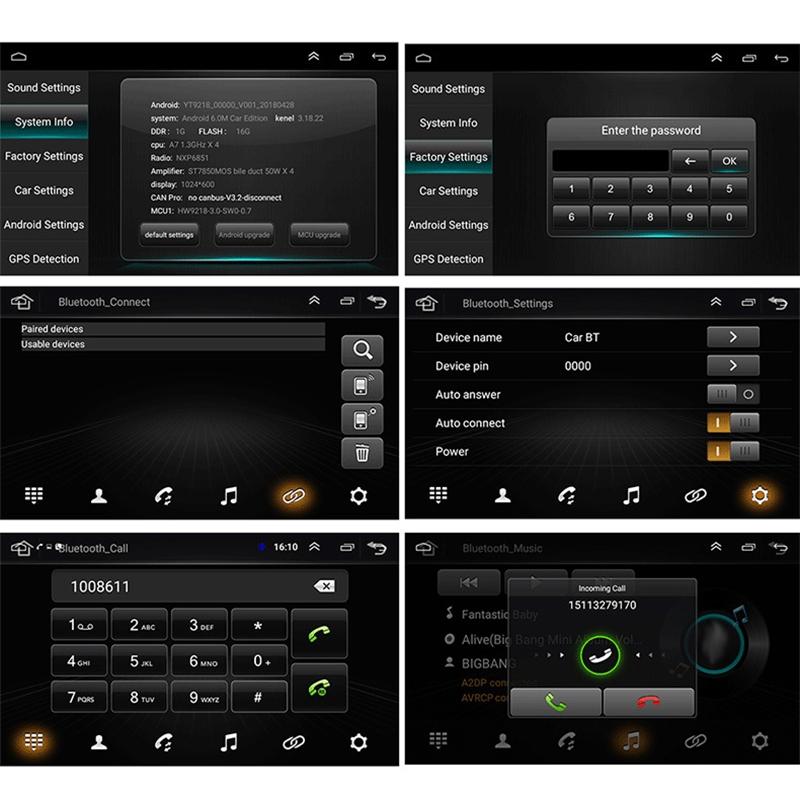 9 Inch Android 6.0 Car Mp5 Player For Volkswagen - Gps Bluetooth Fm Mirror Link - Europe Map