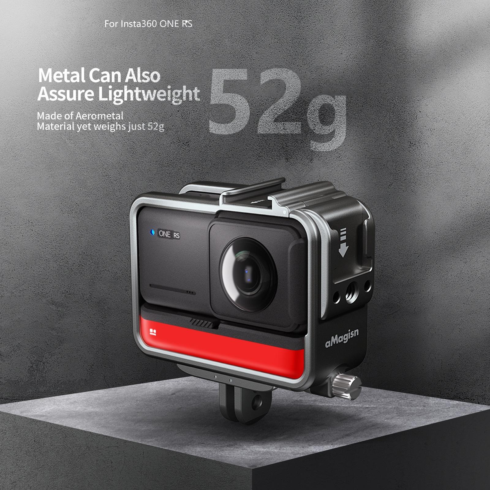 Extended Metal Rabbit Cage For Magisn Sports Camera With Cold Shoe