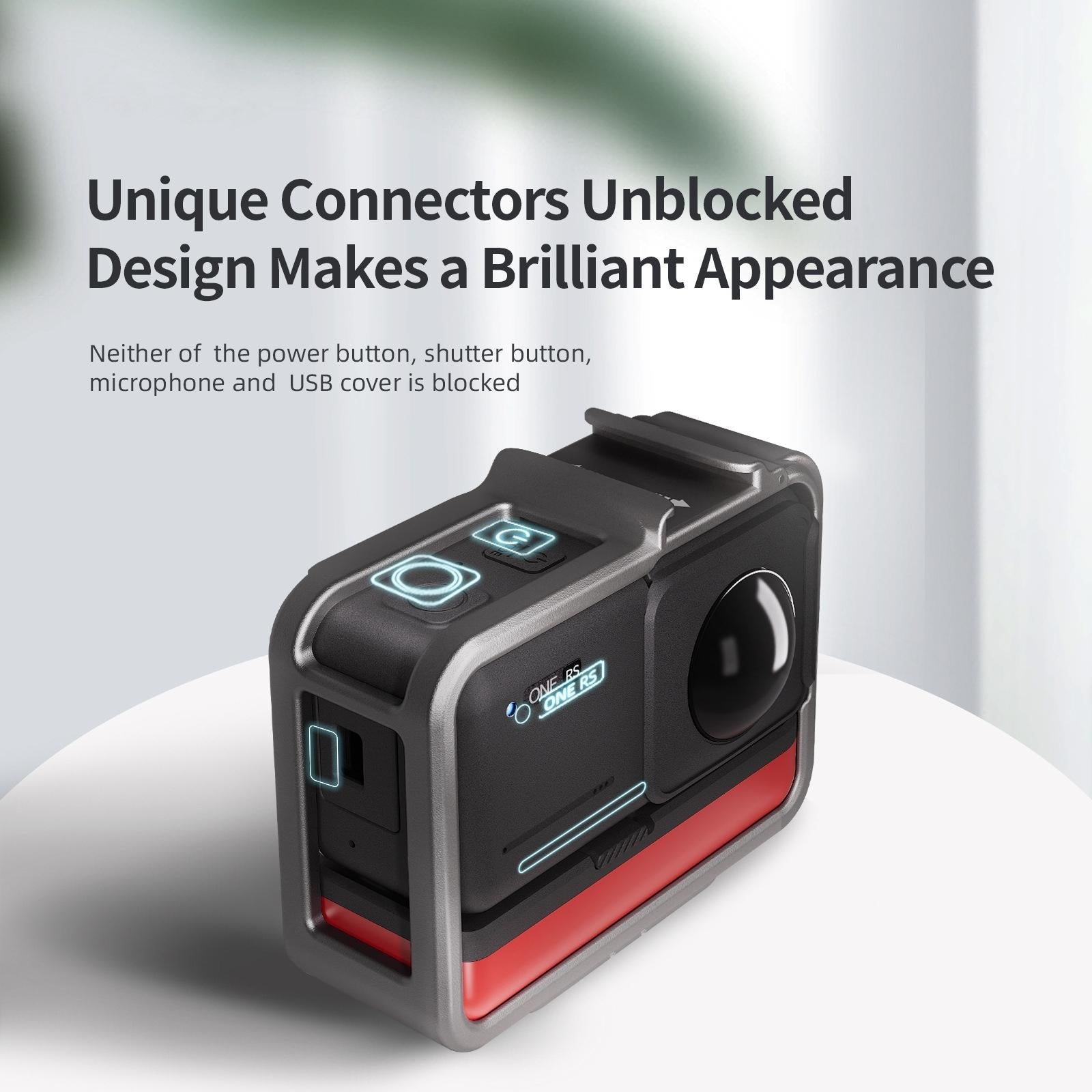 Extended Metal Rabbit Cage For Magisn Sports Camera With Cold Shoe