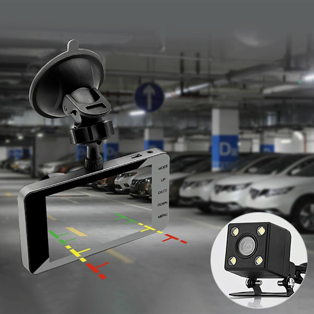 Full Hd 1080p Car Dvr with 170 Degree Wide Angle - 4 Inch Screen