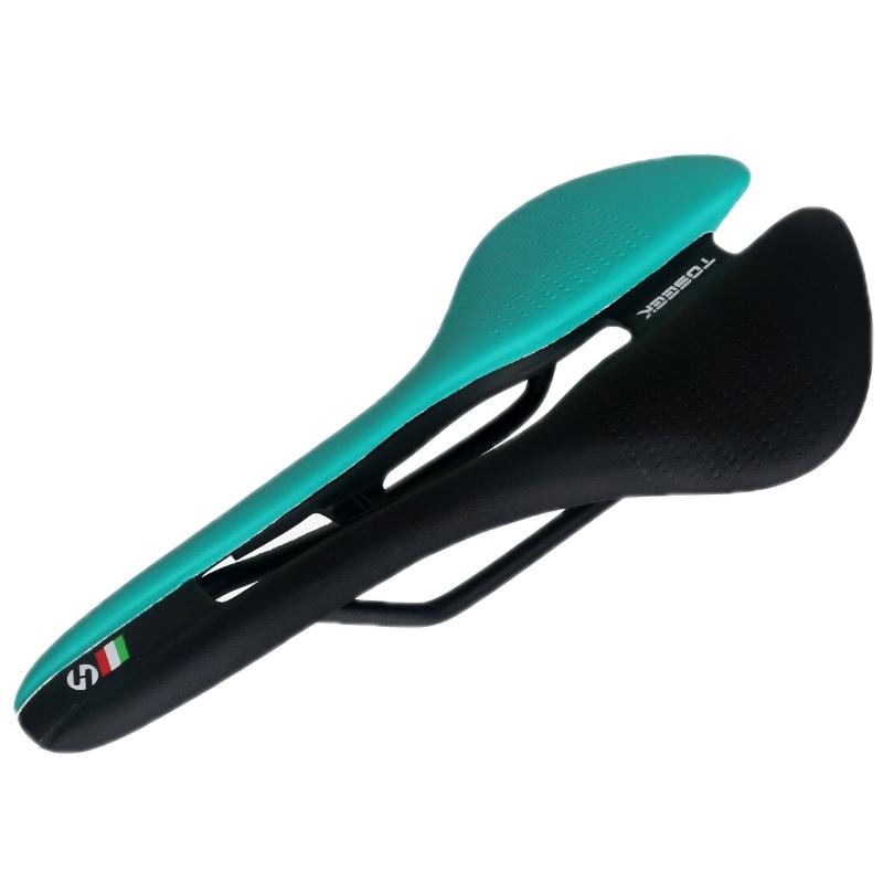 Toseek Road Bike Saddle Black - Black Red