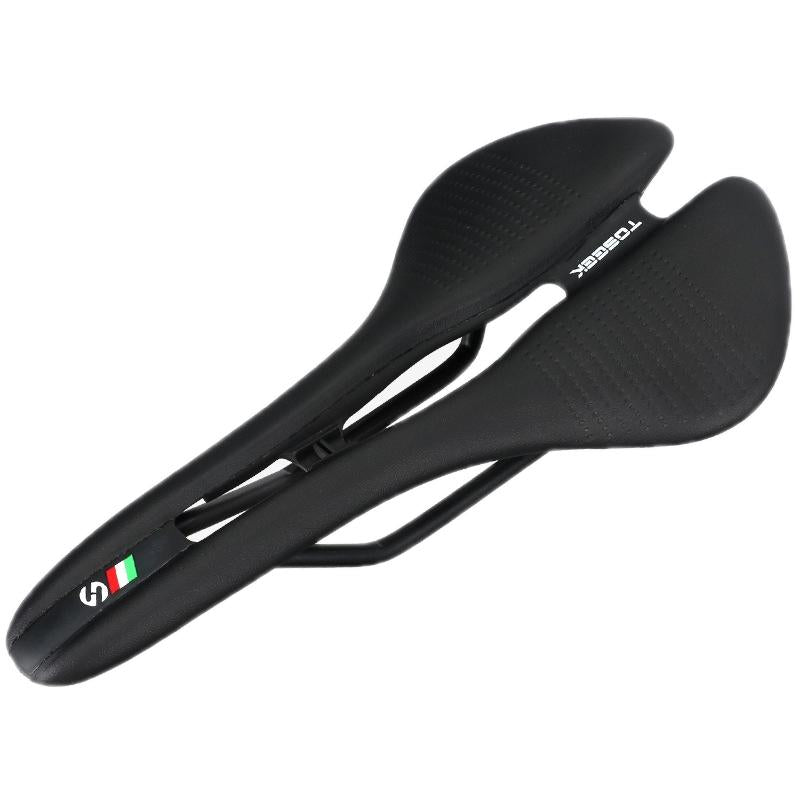 Toseek Road Bike Saddle Black - Black Red