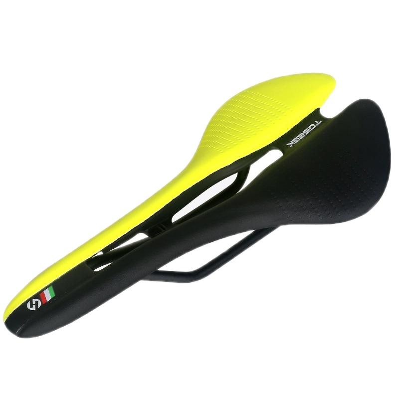 Toseek Road Bike Saddle Black - Black Red