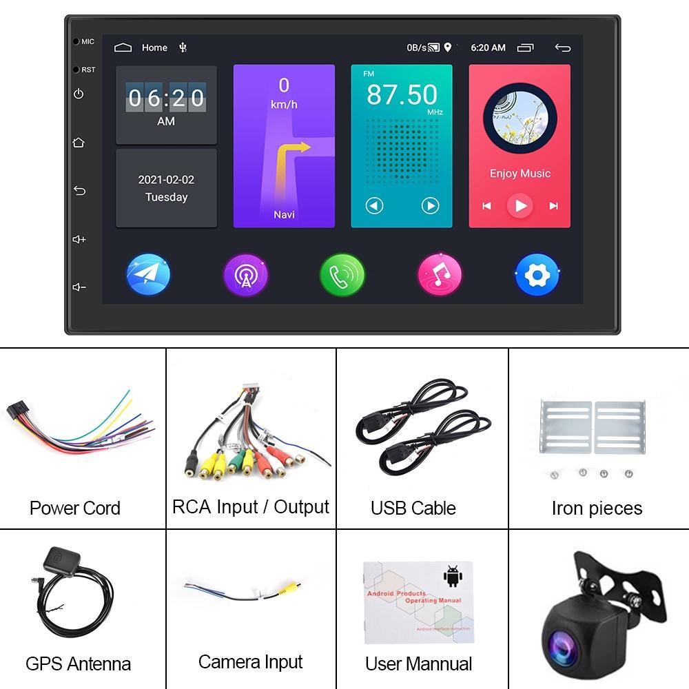 9 Inch Android Car Navigation Player + Ahd Camera - Wifi 2 + 32G Universal Central Control