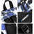 Lightweight 2-in-1 Backpack and Chest Bag for Men - Blue Football - Green Football