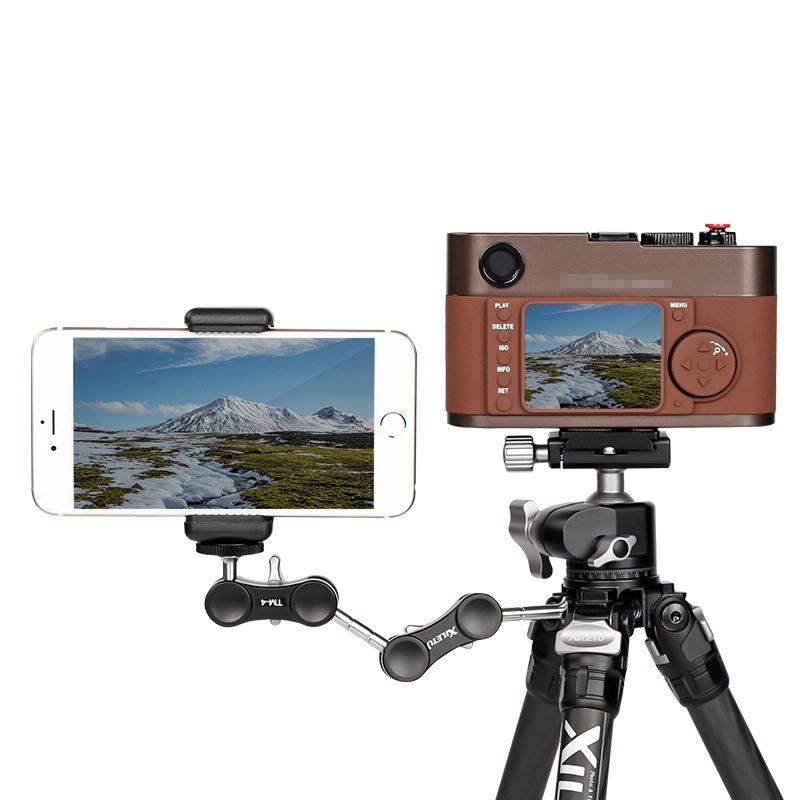 Versatile Dual Ballhead Magic Arm For Camera And Monitor Mounting - Tm-5