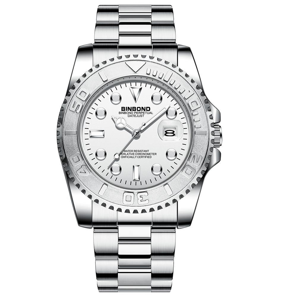 Waterproof Luminous Metal Gear Sports Watch - 30m