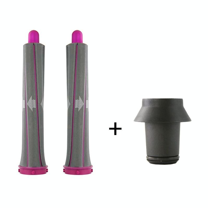 Long Barrel Pair &amp; Adapter for Dyson Hair Dryer - Curling Iron Accessory