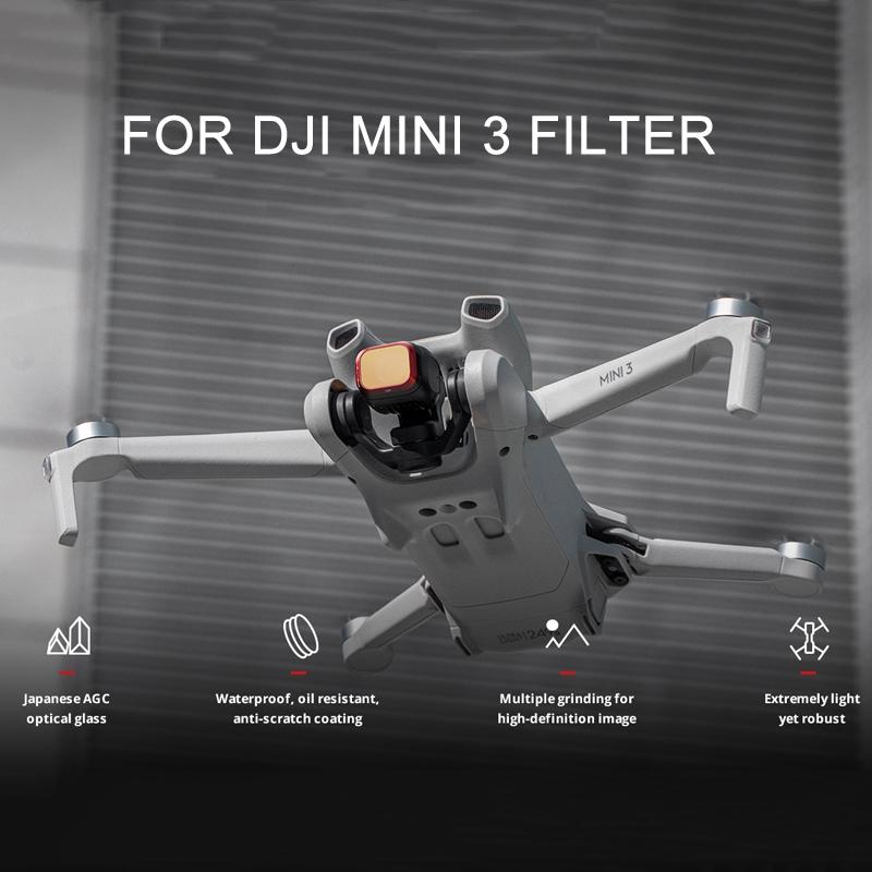 Premium Drone Filters for Dji Mini 3 - Cpl Ndpl 16 / 64 / 128 / 256 - Aluminum Alloy