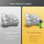 Portable Lumbar And Neck Massager For Car Gray Charging Model - Wired Model Yellow