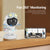 2Mp Wifi Camera With Motion Detection Tracking Sound Alarm Cloud Storage Two-Way Audio Night Vision