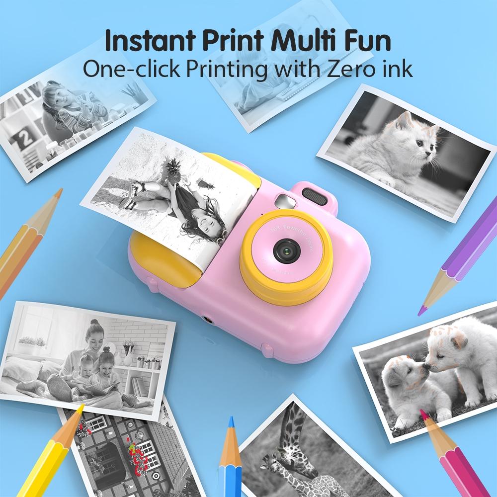 Smart Kids Thermal Camera With Printing Paper - 2.4 - Blue Focus - 503Af Blue Focus