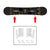 Wall Mount for 1 Pair of Four-wheel Skateboards