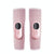Wireless Leg Massager Pink Double Hot Compress + Air Pressure + Vibration