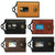 Stainless Steel Edc Wallet Coffee Leather Card Holder
