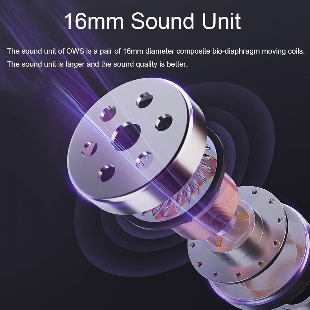 Wireless Bluetooth 5.2 Earphones with Noise Reduction Ear-mounted Design - White Bag With Accessories