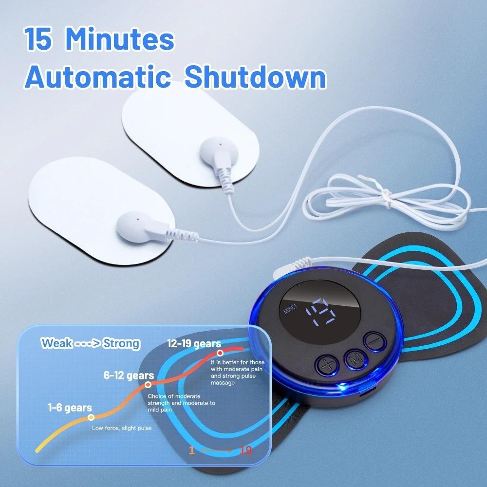 2-In-1 Remote Upgrade Jack For Sc-195B Mini Cervical Massage Stickers Ems Pulse Meridian Therapy Instrument - 4-In-1 Remote Upgrade