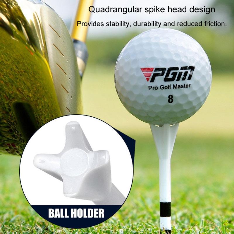 30-pack Golf Ball Tees with Limit Scale Line - Green 83mm - Qt028-Blue
