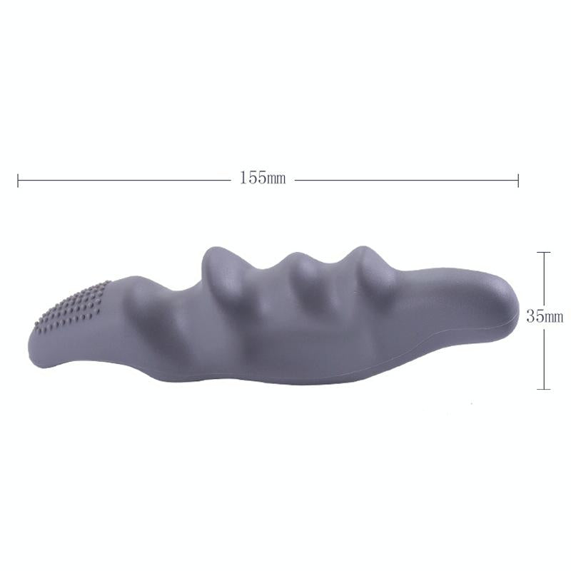 Silicone Thumb Massager For Muscle Relaxation And Fascia Massage Green