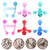 Manual Balance Four Ball Massager Blue