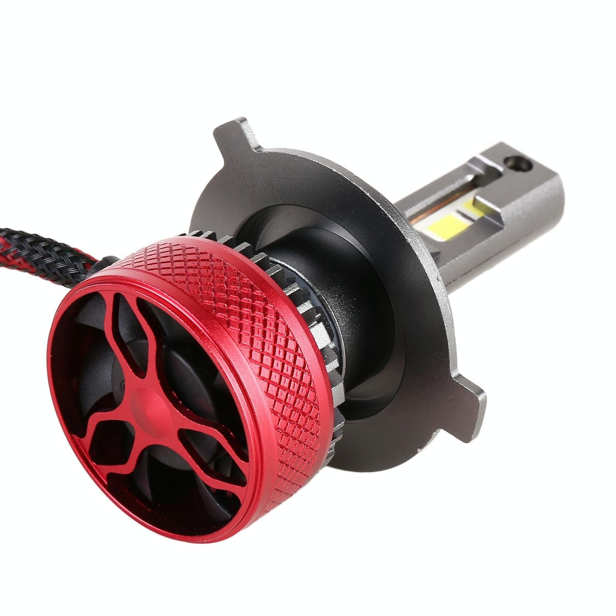 1 Pair H4 Dc12V 65W 6000K 6500Lm Led Car Headlights