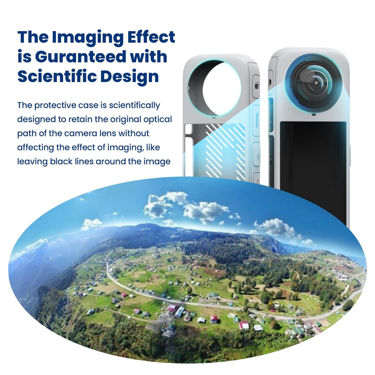 Amagisn Silicone Protective Cover for Insta360 X4 - Body Case Gray