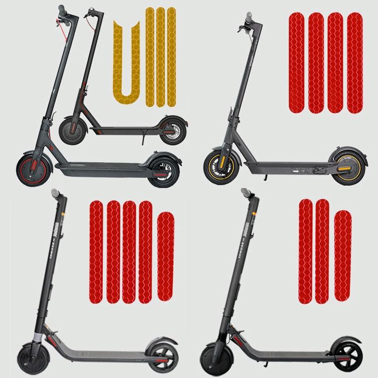 Reflective Stickers for Ninebot Max G30 Scooter - White