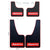 2Pcs Car Tire Mud Flap Modification Plastic Anti-Splash Mud Flap Fender Guard - Cat Eye - Large Blank