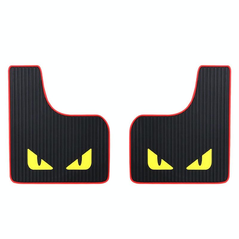 2Pcs Car Tire Mud Flap Modification Plastic Anti-Splash Mud Flap Fender Guard - Cat Eye - Large Blank