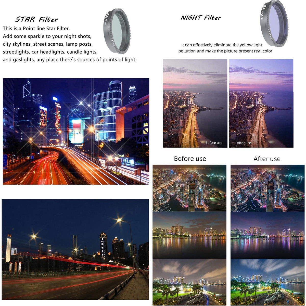 3-in-1 Cpl Nd8 Nd16 Lens Filter for Insta360 Go 2 / 3 Series Cameras - For Insta360 Go 2 / Go 3 Nd8