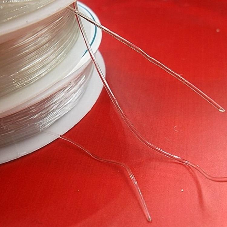 5 Piece Clear Elastic Fishing Line For Diy Jewelry Making 1Mm Size