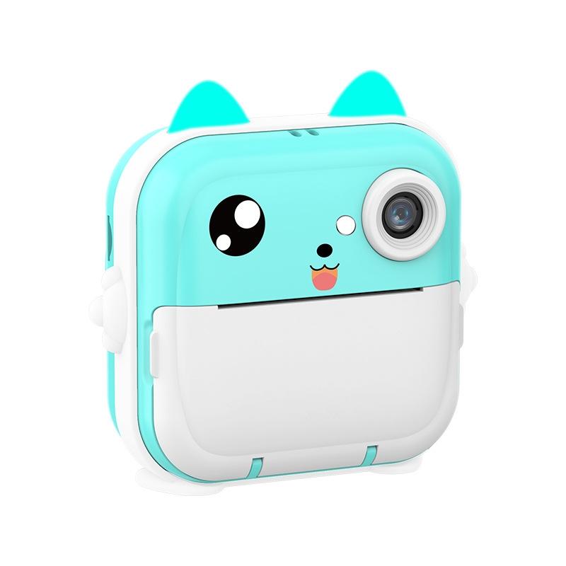 Instant Camera with Thermal Printer and Hd Video - Blue 16g - 16G Blue