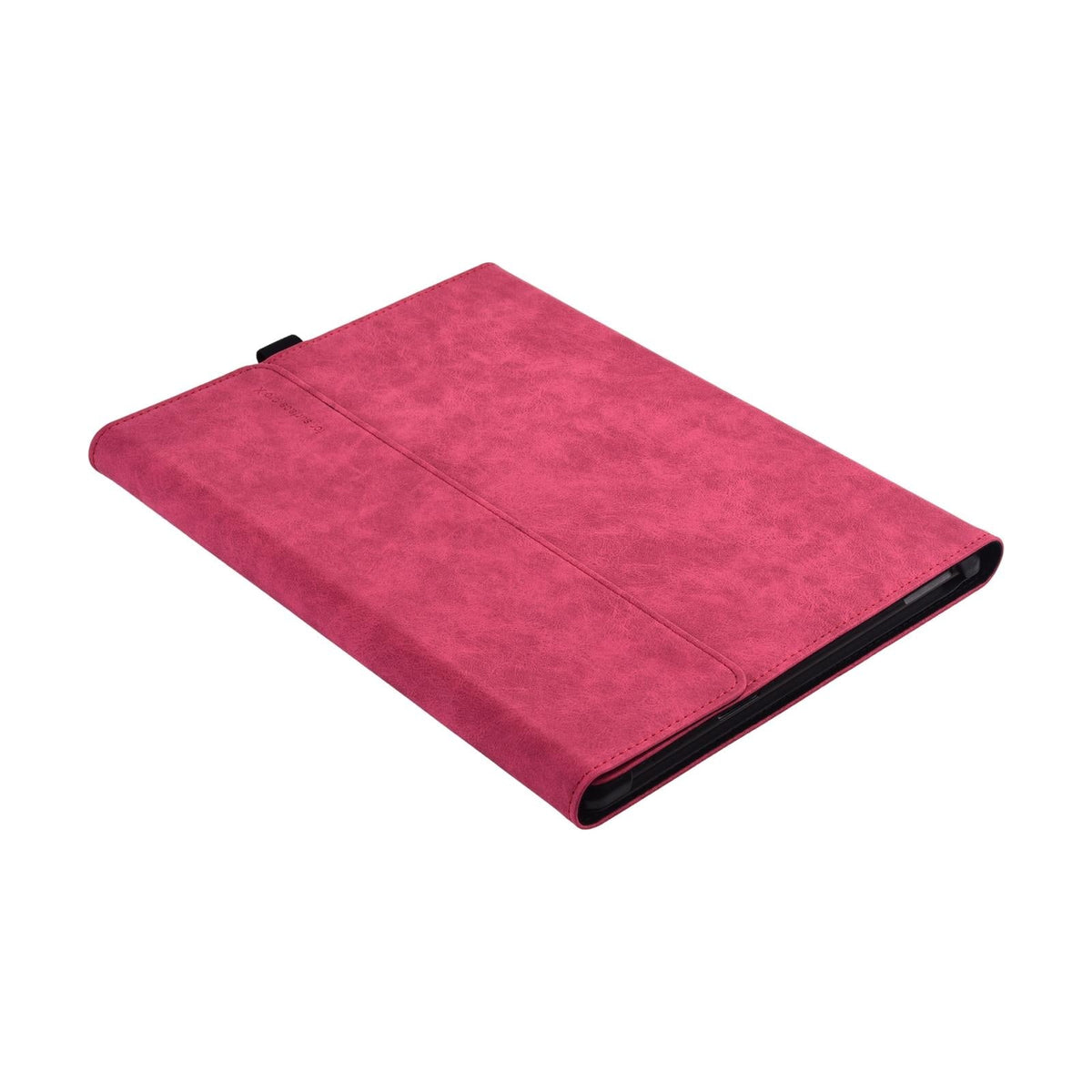 Rose Red Leather Tablet Case For Microsoft Surface Pro X - 13 Inch