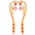 Multi-Function Cervical Massager Strengthen Magnetic Therapy Orange