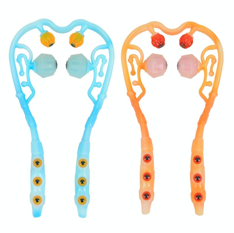 Multi-Function Cervical Massager Strengthen Magnetic Therapy Orange