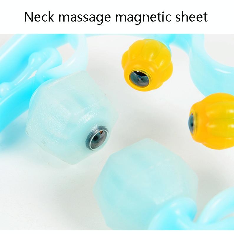Multi-Function Cervical Massager Strengthen Magnetic Therapy Orange